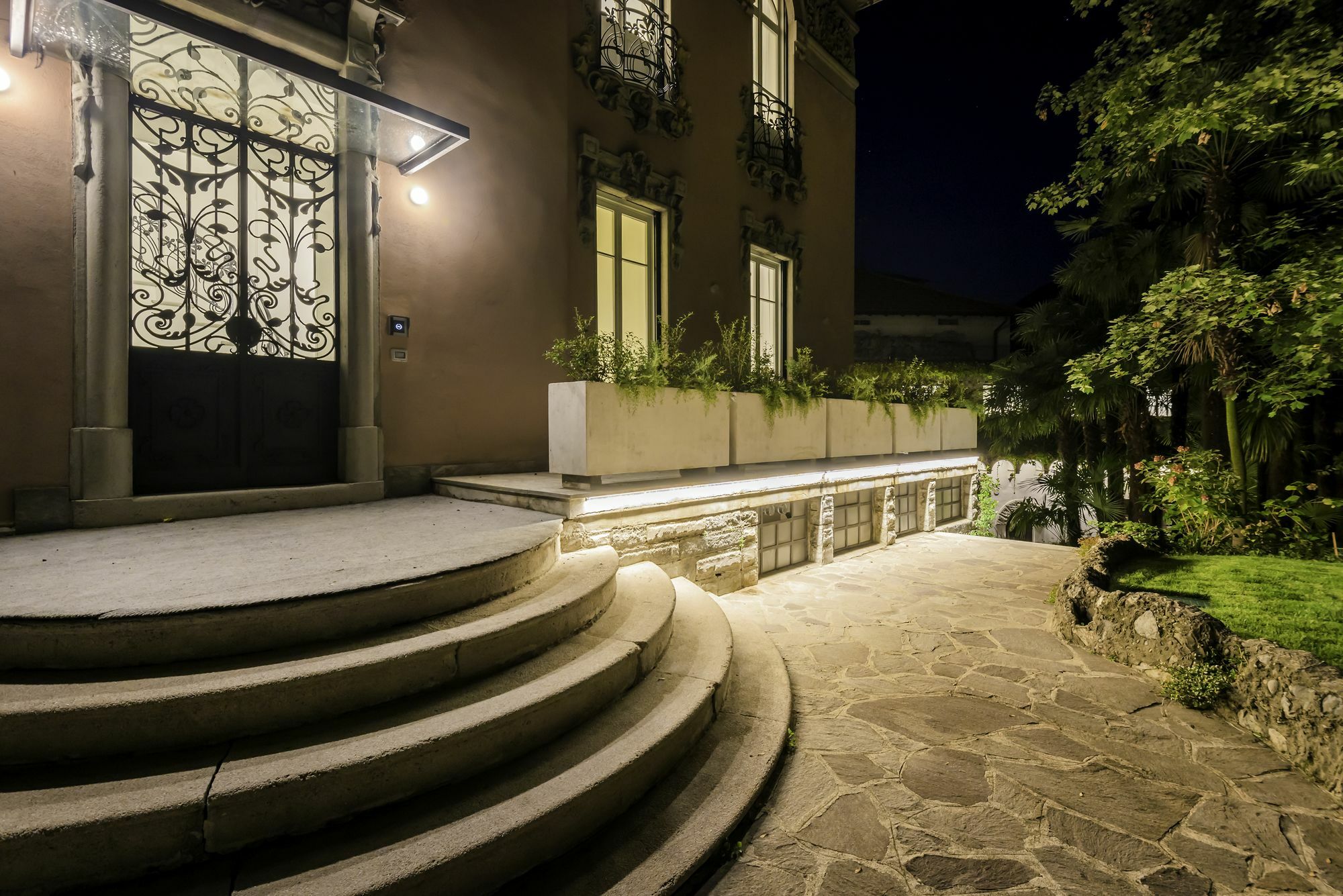 Villa Liberty Côme Esterno foto