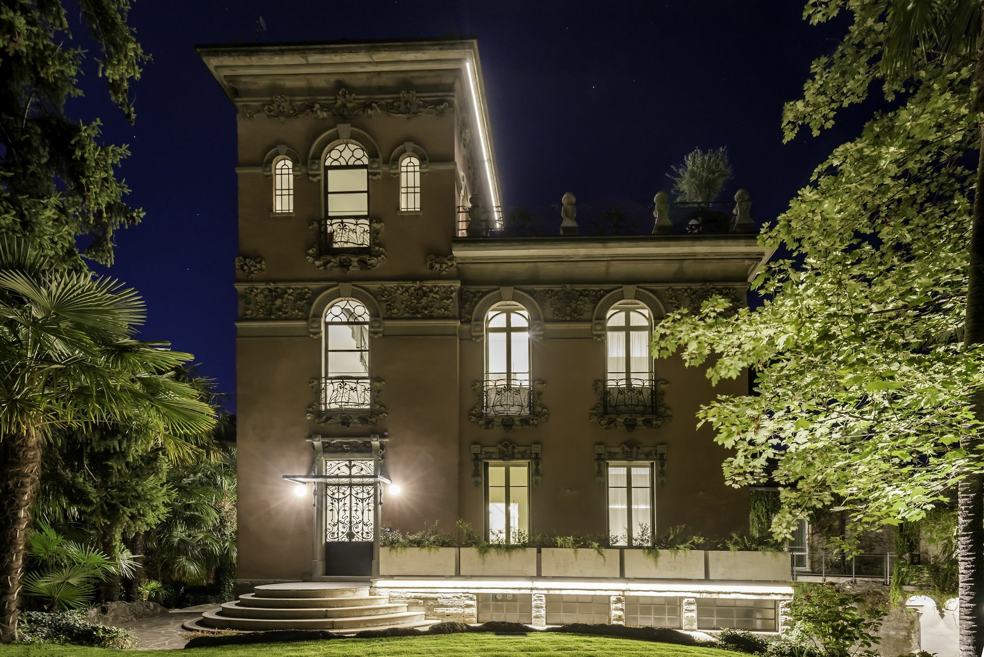 Villa Liberty Côme Esterno foto